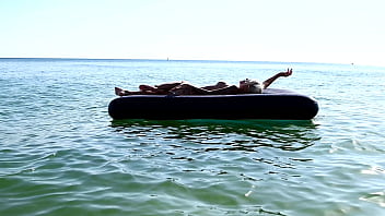 Preview 1 of Stap Dad Rep - Nude beach,  beautiful girl,  big boobs,  nude in public,  nudist,  outdoor,  blonde,  hot bitch,  naked girl,  naked in public,  big tits,  dolphins,  tattoo girl