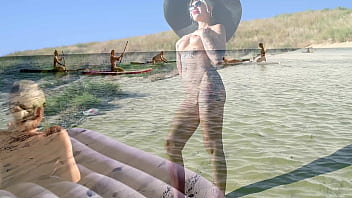 Preview 4 of Stap Dad Rep - Nude beach,  beautiful girl,  big boobs,  nude in public,  nudist,  outdoor,  blonde,  hot bitch,  naked girl,  naked in public,  big tits,  dolphins,  tattoo girl