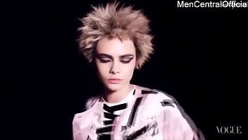 Preview 2 of Brunette Teen Sandy - Cara Delevingne Is So Hot