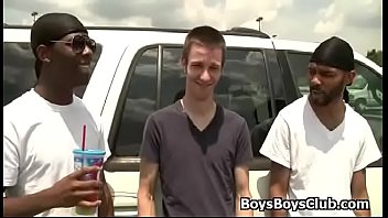 Preview 3 of Fast Time Xxx Bood - Blacks On Boys - Gay Interracial Fuck Video 21