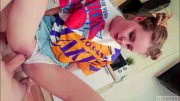 Preview 4 of Rammi Sex - EIntense Step Sister Workout Subtitles - Elena Ross (Trailer)