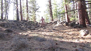 Preview 2 of Izzy Ryder Casting - Naked walk in the wilderness