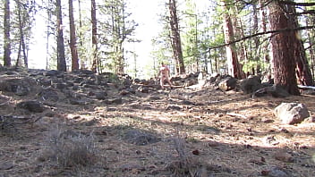 Preview 1 of Izzy Ryder Casting - Naked walk in the wilderness