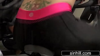 Preview 1 of Sort Sexcxvideo - He Couldn&#039_t Resist Fucking Hot Red Head Right In a Gym - Farrah Flower