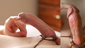 Preview 4 of Real Mom Real Wife Real Chatting - Shaft Ring Harness 2 - Commentary of a shaft ring and a dry orgasm [1080p 60fps]