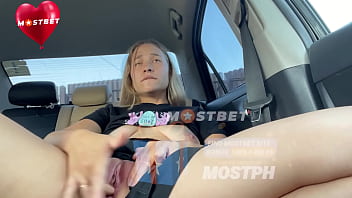 Preview 4 of Indian Teens - Public masturbation in the car