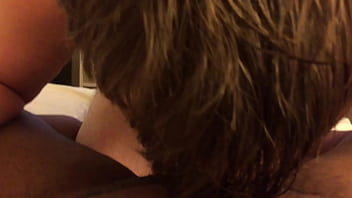 Preview 1 of Ladye Boy - Sucking my first uncut guy again!! :)