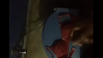 Preview 2 of Asani Mother - cum on sister&#039_s red bra