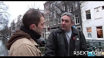Preview 1 of Slut Box - Lewd old boy goes amsterdam