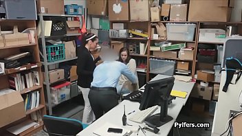 Preview 2 of China Xxx Cahoots - LP officer fills up two pussies at office