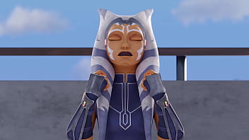 Preview 3 of Solo Girl Musterbation - Ahsoka fantisizes about sex and gets wet about it (by Redmoa)