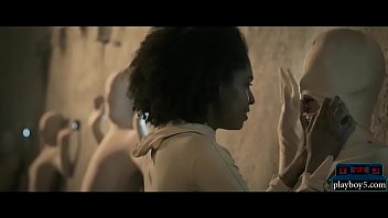 Preview 3 of Amateur Sex Angrymoon - Black latina MILF fucks her partner in a scifi prison