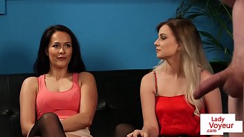 Preview 2 of Phone Rotica Sex - Clothed femdoms humiliating naked sub