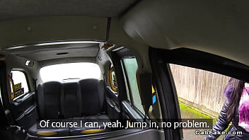 Preview 1 of Indian Lady Tiolet Hidden - Ebony gets anal fuck in London fake taxi