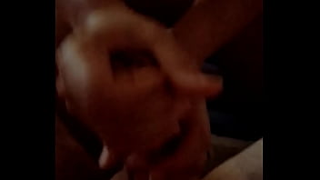Preview 4 of Lesbian Carded - Busty wife performs 2 handed handjob