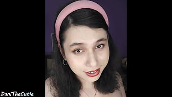 Preview 2 of Hp Local Kangra Sex Video - sexy dream tranny DaniTheCutie sits on you while intimately sucking your dick JOI