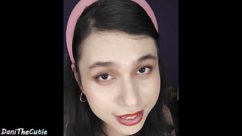 Preview 3 of Hp Local Kangra Sex Video - sexy dream tranny DaniTheCutie sits on you while intimately sucking your dick JOI