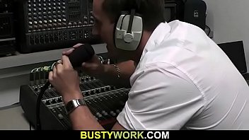 Preview 1 of Jerk Off Instruction Humping - He fucks curly-haired plumper at work