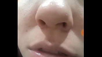Preview 3 of Girls Watch Men Cum - My girlfriend&#039_s video call Kiss
