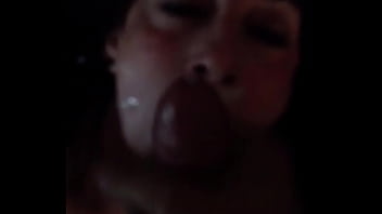 Preview 3 of Upskirt Cole Student - Milf blowjob with cumshot