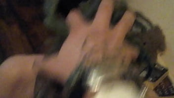 Preview 4 of Women Sucking Men Breast - Punk GF Saffron c. on my hard cock