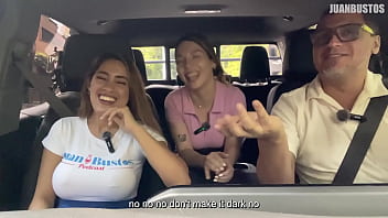 Preview 2 of Seixxx - Pau Rojas enjoys the sex machine and Dani Ortiz&#039_s huge tits| ROAD Juan Bustos