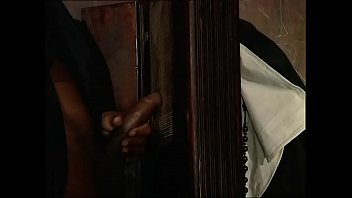 Preview 2 of Mom Help Son Fingering - Dirty nun ass fucked by a black priest in the confessional