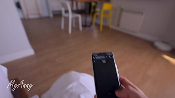 Preview 1 of Zazerrs Net - caught my stepbrother texting his friend that he wanted to creampie me