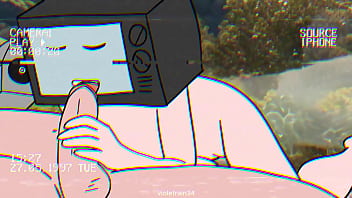 Preview 1 of Cute Gamer Girl Plays - TV Woman and Cameraman sex animation