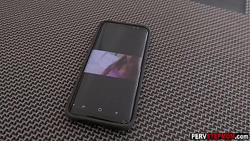 Preview 1 of Yong Alina - Friends busty MILF stepmom sucks a long slender dick
