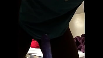 Preview 4 of Desi Aunt Discharge - horny teen riding dildo