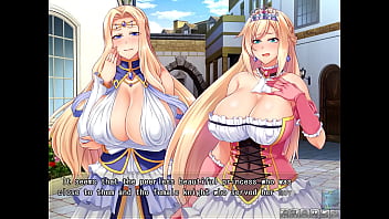 Preview 1 of Dirty Redhead Creampie - Baikoku Ouki-Daraku no Mesu Buta Oyako. Eng,  part1. Princess Fiana and  Queen Emilia blow barbarian King.