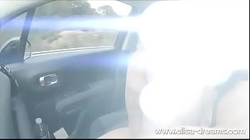 Preview 3 of Milf V Teens - Flashing and masturbating on the road