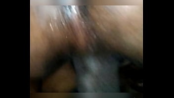 Preview 1 of Girl Super Orgasms Squirting - Fucking my oily hairy asshole with 14 inch wooden stick