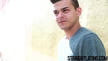 Preview 1 of Sexy Catia Carvalho - Straight Latino guy cums hard while being barebacked in POV