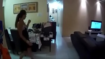 Preview 4 of Blonde Vs Boy - Afternoon quicky in IP cam