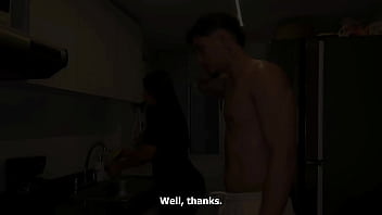 Preview 1 of Noelle Easton Porn Videoshd - Young boy ends up with hard cock thanks to his sexy big ass stepmom