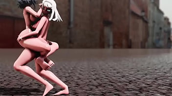 Preview 3 of Alika Porn - Sexo en via publica Futanari MMD