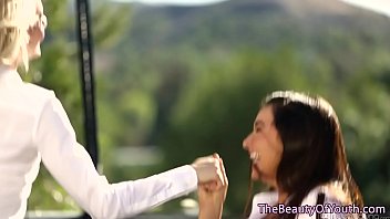 Preview 2 of Deepest Hard Assfucking - Sensual lesbians kissing and pussylicking