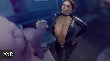 Preview 2 of Stacy Raped - La viuda negra VS  thanos