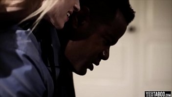 Preview 1 of A Reilla Ferrer - Stepdad breaks her tiny hymen with his huge black cock
