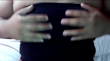 Preview 1 of Xmastet - busty indian girl shows big boobs and dark nipples