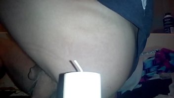 Preview 1 of Mark21 - Lit candle (and pubes) in gaping hole