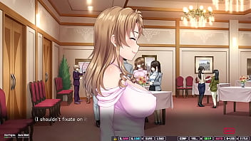 Preview 2 of Agiesta Sex - My Horney Ex-Classmate Trophy Wife&#039_s ep1 - Getting a titty job under the table