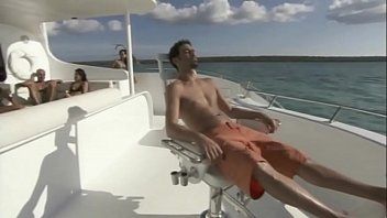 Preview 1 of Lapdance Maid - Young slut slammed from behind on the boat deck