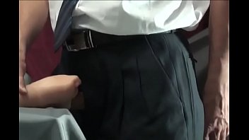 Preview 2 of Anya Vly - suit pant handjob work sperm