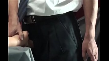 Preview 3 of Anya Vly - suit pant handjob work sperm