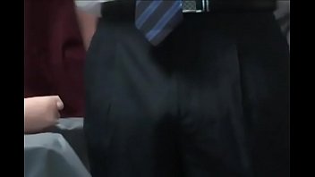Preview 1 of Anya Vly - suit pant handjob work sperm