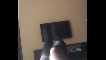 Preview 4 of Shadha Kapoor Kissing - black pantyhose