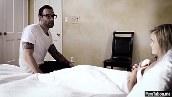 Preview 1 of Doing Mdma - Petite blonde teen leave a house after she got fucked